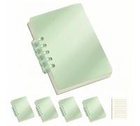 5 Pack Pocket Notebook,4"x3"Waterproof Spiral Notebooks,Mini Spiral Notebook,80 Sheets/160 Pages Pocket Notebook, Deliver 80 Sheets/160 Pages-Replacement cartridge for Home Office College School (Mint