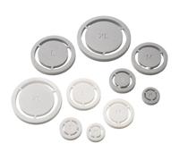 5 Pack Pottery Foot Ring Tool, Ceramic Clay Base Aligner For Creating Even Foot Rings On Bowls, Cups And Wheel Throwing Projects (2 Pcs)