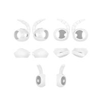 5 paia auricolari di ricambio per Samsung Galaxy Buds 4 Pro Silicone Ear Covers Anti-Slip Ganci per le orecchie per una vestibilità sicura e una maggiore cancellazione del rumore (White)