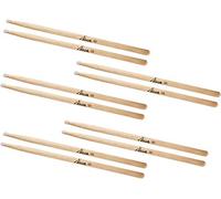 5 Paia Bacchette per Batteria XDrum 5B Punta in Nylon (testa rotonda in nylon, lunghezza: ca. 405 mm)