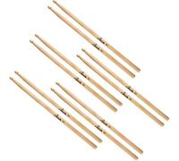 5x Set da Bacchette Batteria Percussioni 5A Drum Percussion Sticks Legno Acero
