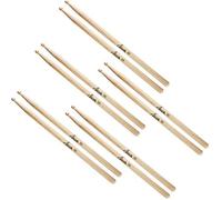 5 Paia Bacchette XDrum 5B Wood Tip (testa tonda in legno, lunghezza: ca. 405 mm)