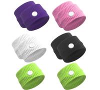 5 Paia Braccialetti Antinausea, Anti Nausea Digitopressione, Braccialetti Mal di Mare Bambini, Digitopressione Bracciale Anti-Nausea, Braccialetto per Cinetosi per Mal D'auto
