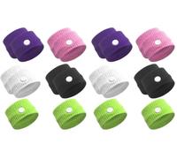 5 Paia Braccialetti Antinausea, Anti Nausea Digitopressione, Braccialetti Mal di Mare Bambini, Digitopressione Bracciale Anti-Nausea, Braccialetto per Cinetosi per Mal D'auto (Confezione da 2)