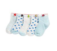 5 Paia Calzini Bambini Calze Ragazze Ragazzo Cotone Neonati Conforto Per Primavera Estate Autunno 3-5 Anni Blu