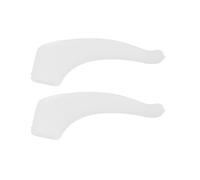 5 Paia Coppia di Gommini Antiscivolo in Silicone per Occhiali Bianco | Puntali per Aste, Facili da Applicare, Vestibilità Comoda, Supporto per Montature