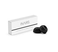 5 Paia Cuffie INAIRS Compatibili con AirPods Pro 1st & 2nd Gen (L) - Tappi per gli auricolari in gommapiuma: Più comfort dei tappi in silicone per auricolari - Tappi per cuffie antirumore isolanti