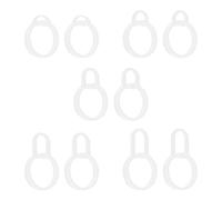 5 paia di auricolari in silicone compatibili con Sony LinkBuds WF-L900 Auricolari Ganci per le orecchie Cuffia Antiscivolo Auricolari Wingtips Accessori XS S M L XL 5 misure Bianco