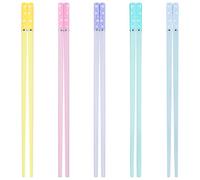 5 paia di bacchette con motivo ciliegio, bacchette sushi, bacchette cinesi, multicolore, per sushi multicolori, per ramen, gnocchi, insalata, sushi, spaghetti