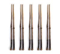 5 paia di bacchette in stile giapponese, riutilizzabili, antiscivolo, lavabili in lavastoviglie, in bambù con personalità creativa naturale, stoviglie asiatiche, lunghezza 22 cm bacchette A
