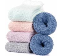 5 paia di calze morbide e comode da donna, calze invernali spesse di alta qualità, termiche, altamente elastiche, super morbide, non perdono