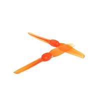 5 paia di eliche T65mm da 2 pollici a 2 pale con staffe da 1,5 mm a 3 fori for drone FPV Toothpick(T65MM 5Pairs Orang)