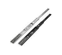 5 paia di guide scorrevoli per cassetti da 200 mm, 3 piegature, guide di estensione completa, guide lisce per cassetti per un facile accesso, sistema di binari resistenti per casa e cucina