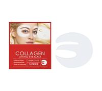 5 paia di maschere per gli occhi, cerotti al collagene per occhi gonfi e occhiaie, complesso peptidico e vitamina C, cerotti al collagene ravvivano il sollevamento sotto gli occhi per pelli sensibili