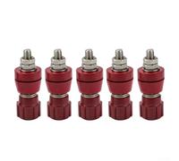 5 paia di morsettiere 107 tipo M5 per - Heavy Duty ad alta corrente per cablaggio industriale, apparecchiature di saldatura, generatori per - 40 A 250 V AC ottone