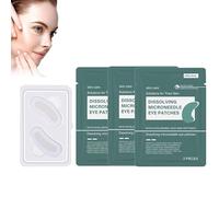 5 paia di patch per occhi a microaghi dissolventi, maschera per occhi con microaghi e cuscinetti all'acido ialuronico contro le occhiaie, cuscinetti per occhi al collagene (3 paia)