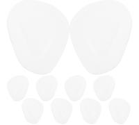 5 paia di solette tacco alto Cuscini in gel a forma di waterdrop Addensare