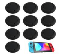 5 paia di tappi joystick in silicone per Nintendo Switch/Lite/OLED Thumb Grip Analogico Stick Cover per Pollice Manici di Protezione Controllore di Ricambio Caps Protezione Comfort Gaming Nero