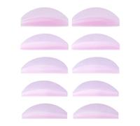 5 paia di toppe sotto gli occhi, cuscinetti per sollevare le ciglia, in idrogel, delicati sulla pelle, riutilizzabili, strumenti per sollevare le ciglia, adatti a varie sopracciglia da donna