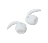 5 Paia Ganci in Silicone per Samsung per galaxy per buds 4 e 4 Pro | Soft Silicone, Anti-slip Design For Sports, Running, Gym; Secure Fit For Active Use; Black And White Colours