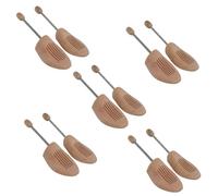 5 Paio Legno Molla a Spirale Allargascarpe Tgl 36/37 Vero Legno Nuovo Uomo/Donna