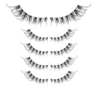 5 Pairs Falso Ciglio Striscia Ciglia Extension Finte False Naturali
