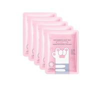 5 Pairs Hand Mask, Maschera per Mani Guanti Idratanti, Maschera Mani Illuminante e Ammorbidente, Nutre in Profondità la Pelle, Previene la Secchezza Cutanea, Illumina il Tono Della Pelle