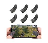 5 Pairs Screen Gaming Finger Sleeve Game Controller Mobile Sweatproof Gloves