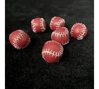 5 Palline in Pelle 2,2 cm per Magia Chop Cup Cups and Balls