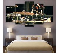 5 Pannelli Da Parete Poster 5 Pezzi Decorazione Della Parete Batteria 5 Quadri Canvas Grandi Dimensioni Stampa Su Tela Quadri Moderni Camera Da Letto Quadri Moderni Soggiorno (Senza Cornice -6E7Y+E4D
