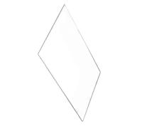 5 pannelli in plastica PVC trasparenti, fogli leggeri quadrati/rettangolari, larghezza 100/200 mm for modelli fai da te(100x200x1mm)