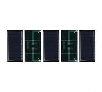 5 pannelli solari per soluzioni energetiche fai da te, 30 x 60 mm, colla per ricarica di dispositivi da 3 7 V