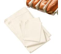 5 panni in lino per panettiere, accessori fermentati per la preparazione e la cottura di impasti (48 x 36 cm)