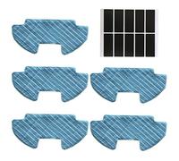 5 panni in microfibra per aspirapolvere robot Samsung Powerbot-E VR05R5050WK con 10 adesivi