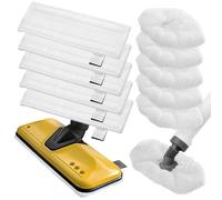 Navaris Panni Lavapavimenti - Panni in Microfibra - Compatibile con Kärcher Serie EasyFix SC 2 a SC 5 - Stracci di Ricambio in Microfibra - per Pavimenti e Vetri - Set 5 + 5