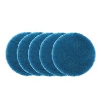 5 panni per la pulizia industriale, 5 pezzi, in nylon, per sbavature e sporgenze di malta e molte altre attività, adatti per levigatura 4quotamp (blu (2500#))