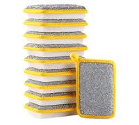 5 panni per lavastoviglie, con filo multiuso, per bagnato e asciutto, antiaderente, con spugne assorbenti per ciotola, padella, pentola e fornelli