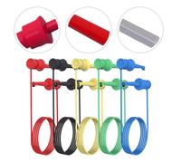 5 PC Lead Test Leads Mini Cavi di prova Fili Dual Clips Sonda
