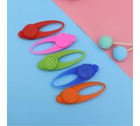 5 Pc LED Silicone Light Safety Warning Ciondolo Luce Collare Per Cani Collari
