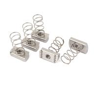 5 pc M10 304 acciaio inossibile lungo di a molla canale Unistrut