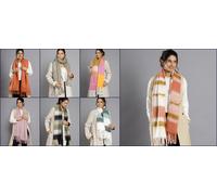 5 PC Oversized Scarf Caldo Perfetto Per L'Inverno Elegante E Leggero