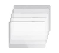 5 PC Scrivere Tablet Per Bambini Schede D'esame Riutilizzabili Le Note Che Prendono Redazione E Tracciamento Tappetini In Plastica Trasparente Esami Degli Studenti Compiti A Casa