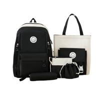 5 PC/SET Laptop Backpack Backpack Student School Capacità Travel Daypacks Per Daily College