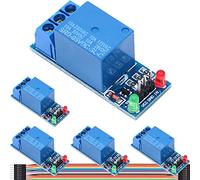 5 PCS 1 canale modulo relè 5V basso livello trigger relè schermatura modulo scheda di controllo con optoaccoppiatore isolamento LED lampada di avvertimento cavo per Arduino