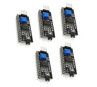 5 Pcs 1602LCD Display IIC/I2C/TWI/SP I Serial Interface Board Module Port For Arduino