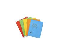5 Pcs A4 Hanging File Folders, Wear-resistant Document Organizer, Mixed Color Office Supplies