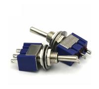 5 Pcs AC ON-ON SPDT 2 Position Latching Toggle Switch 6A 125V