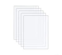 5 Pcs Acrylic Sheets 1mm Clear Transparent for Frames(4x6inch) | per crystal clear transparency, odorless safe material, per ideal for picture frames, art projects, printing needs