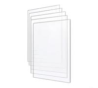 5 Pcs Acrylic Sheets 1mm Clear Transparent for Frames(5x7inch) | per crystal clear transparency, odorless safe material, per ideal for picture frames, art projects, printing needs