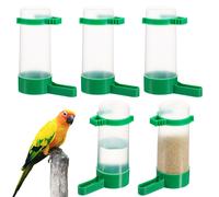 5 PCS Alimentatore Automatico Beverino Per Uccellini Coppa Bere Abbeveratoio
